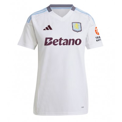 Dres Aston Villa Amadou Onana #24 Gostujuci za Žensko 2024-25 Kratak Rukav Dres Aston Villa Amadou Onana #24 Gostujuci za Žensko 2024-25 Kratak Rukav